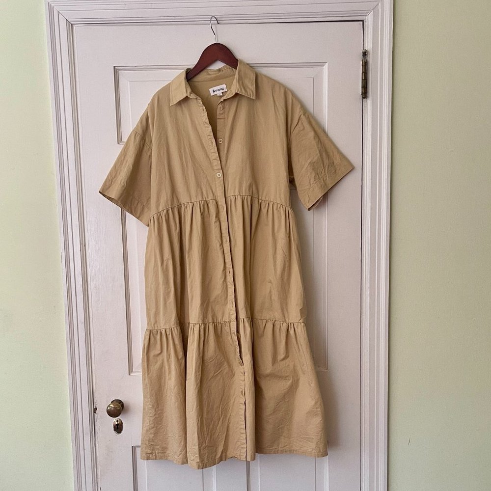 Tan Women's tiered dress S